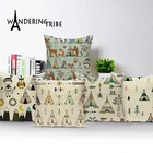 Декоративная наволочка с геометрическим рисунком, подушки для гостиной, кактус, домашний декор, наволочки, подушки индивидуального качества 45*45