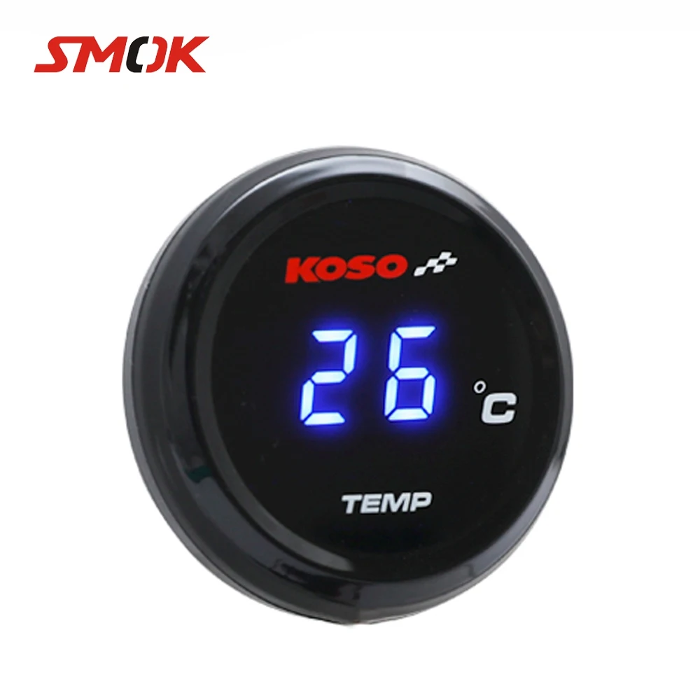 SMOK для KOSO Xmax 300 250 125 Универсальный мотоциклетный термометр инструменты Температура воды температура цифровой дисплей манометр