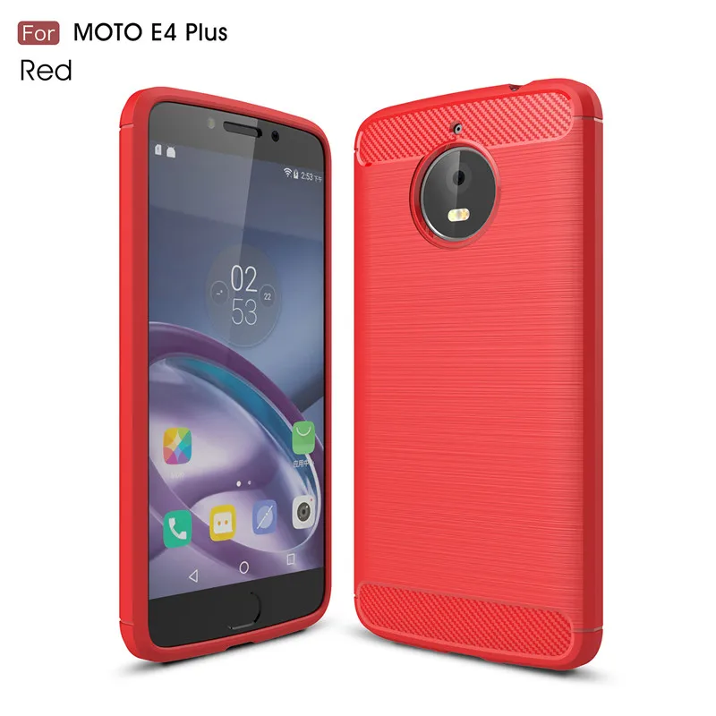 Cases for Motorola Moto E4 Plus 5.5 inch New Soft Silicone TPU Case Back Cover Mobile Phone bags / |