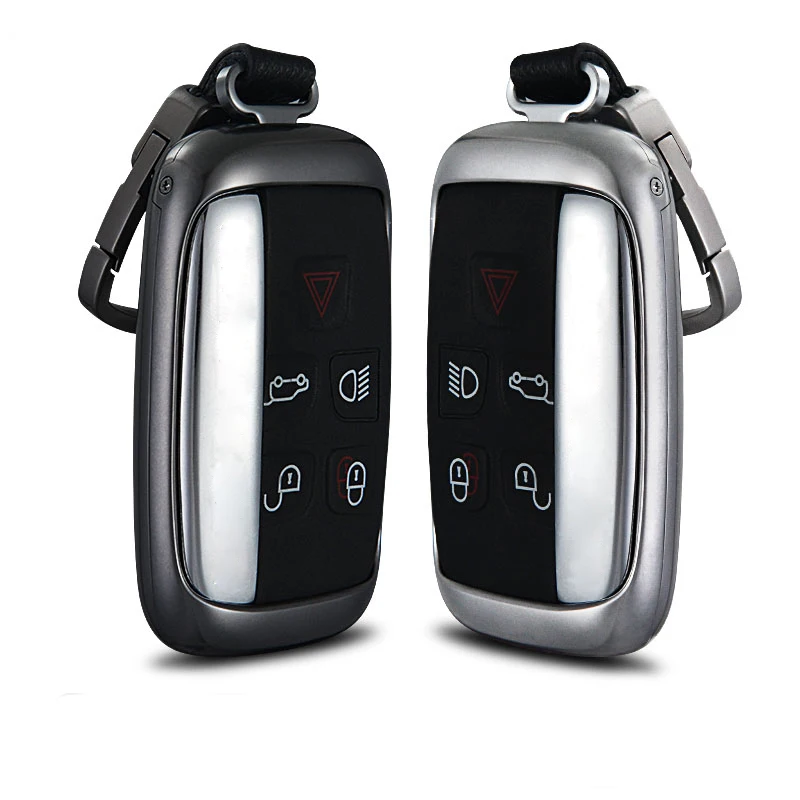 

Car Key Case Cover Aluminum Alloy Key Shell Storage Bag for Land Rover Range Rover/Evoque/Discovery 4/Discovery Sport Jaguar XE