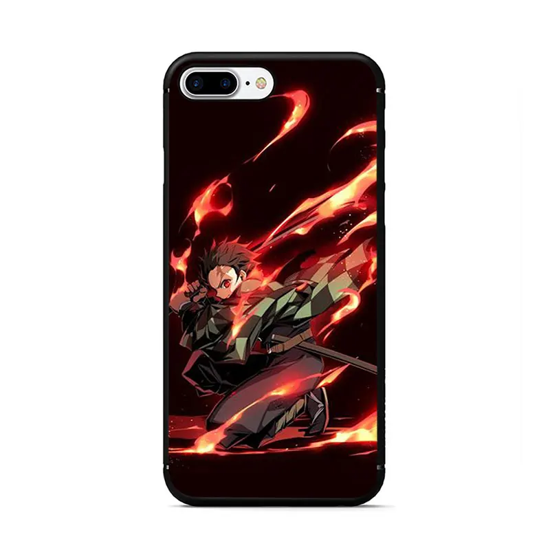 B11 Аниме Demon Slayer Kimetsu no Yaiba Мягкий ТПУ чехол для телефона для iPhone 11 Pro 5 5S 6 6s 7 8 Plus X XR XS MAX - Цвет: B11