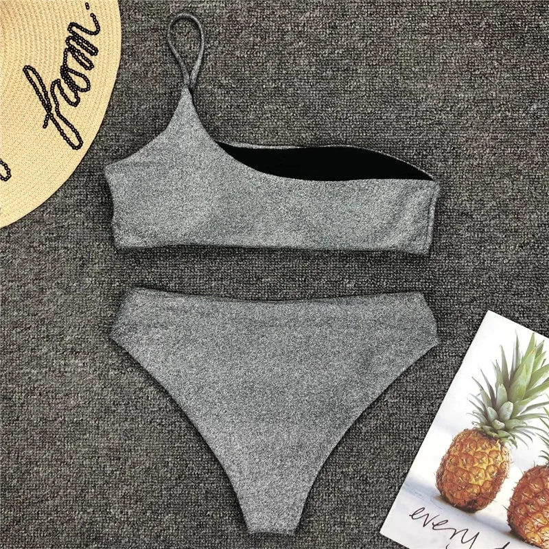 Женский купальник-Бикини на бретельках однотонный купальник с пуш-ап лето 2019 |