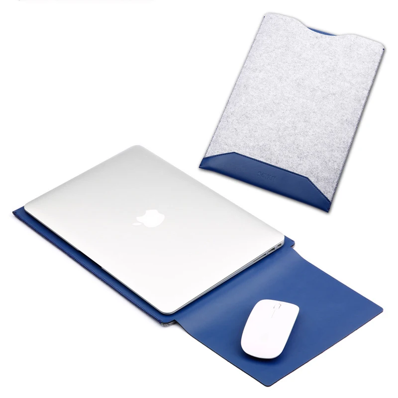 Новый Фетр нейлон гильзы сумка для MacBook Air Pro Retina 11 1213 15 ноутбук кобура Чехол mac air 13