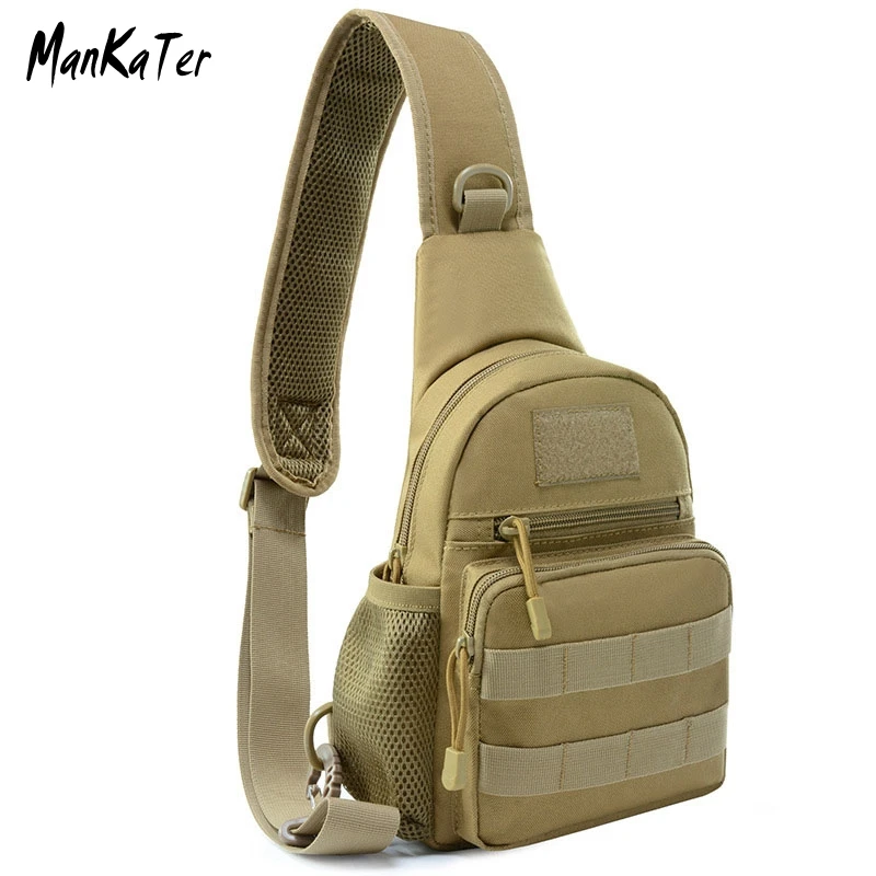 ManKaTer Free Shipping Fashion Outdoor Sports Diagonal Bag Men Riding Chest Camouflage Military Tactical Shoulder | Спорт и