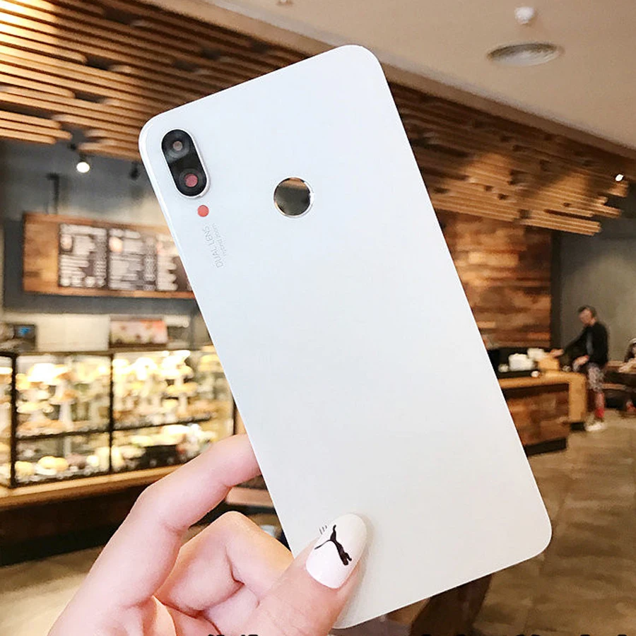 Оригинальная 3D стеклянная задняя крышка батарейного отсека для huawei nova 3i nova 3i(P Smart+) Крышка батарейного отсека Крышка дверного корпуса Запасные части рамка камеры