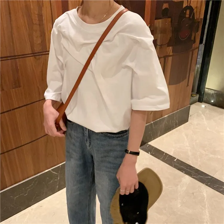 2019 летняя модная уличная дизайнерская стильная футболка с рюшами Женская Милая