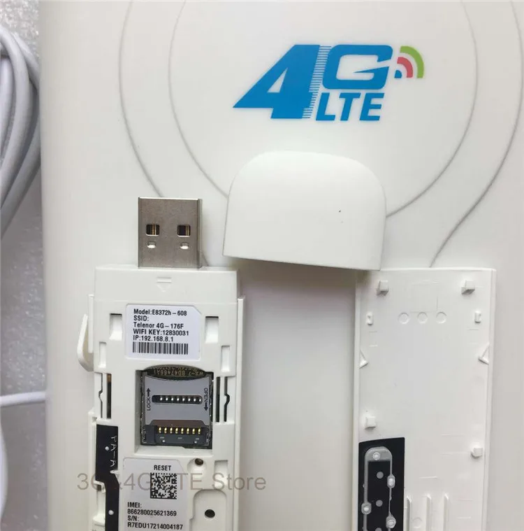Разблокировать huawei E8372 E8372H 608 4G Wi Fi модем с LTE высоким коэффициентом усиления
