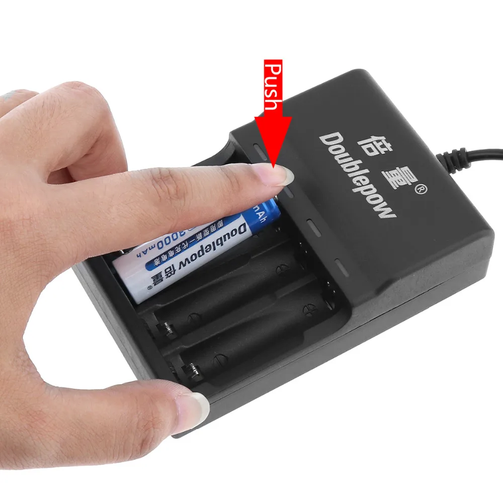 4 шт. двойное зарядное устройство USB 3000 мАч + слота AA AAA Ni MH CD|battery charger|aa rechargeable