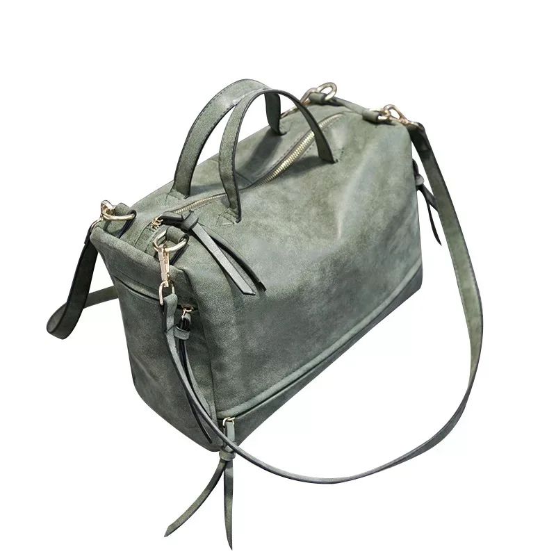 M R.L Брендовые женские сумки модная женская сумка на плечо из нубука винтажная