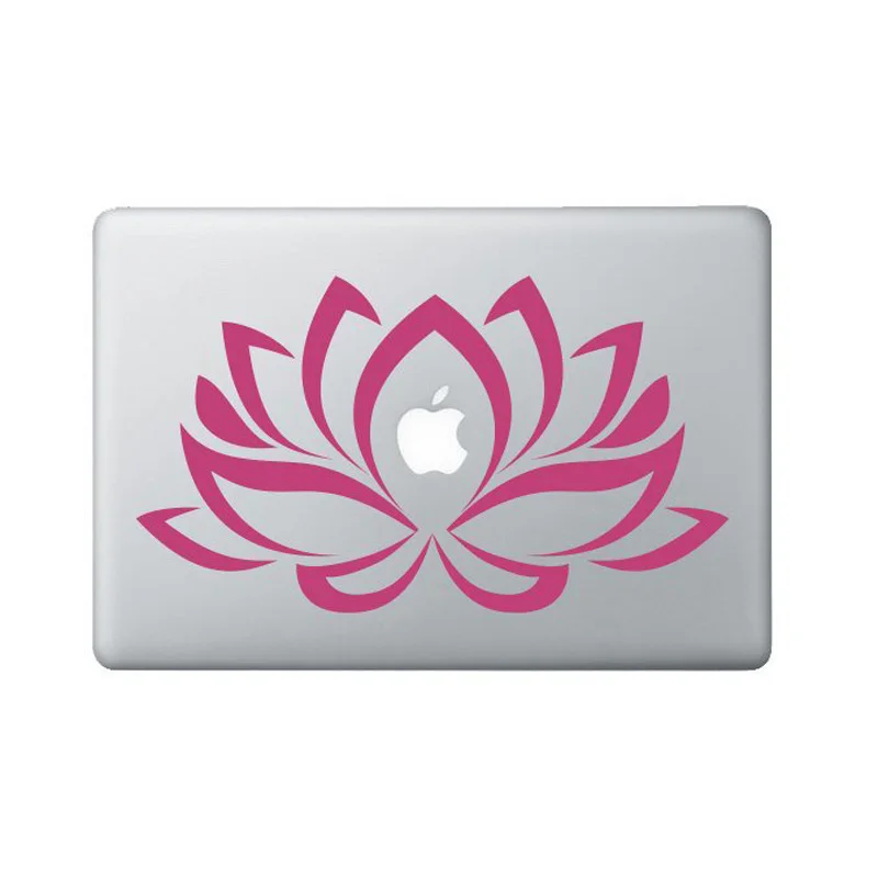 Виниловые декоративные наклейки Lotus Flower на ноутбук наклейка водостойкая съемная