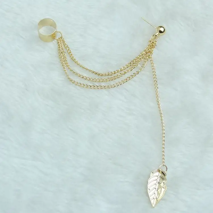 Новое поступление модные аксессуары серьги с кисточками и листьями женские