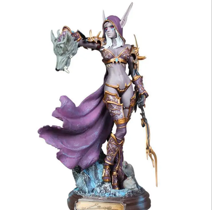 Cataclysm леди цифры игры wow Sylvanas Windrunner фигурку ПВХ Коллекционная модель игрушки 22 см |