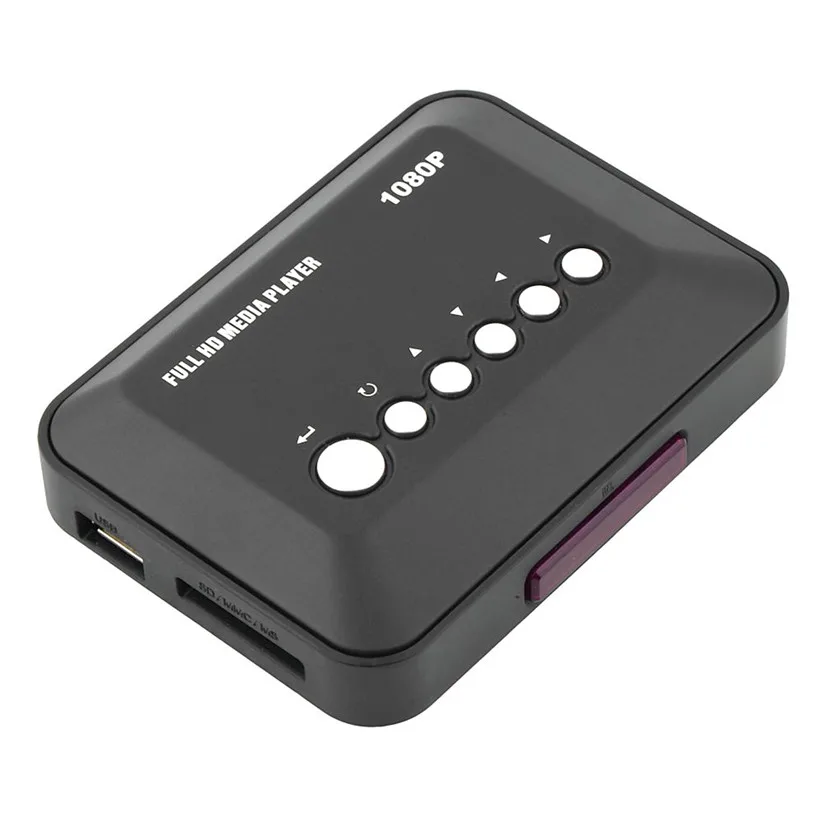 1080P Full HD HDMI медиа плеер коробка SD/MMC ТВ видео SD MMC RMVB MP3 Мульти ТВ USB ЕС вилка профессиональная Прямая
