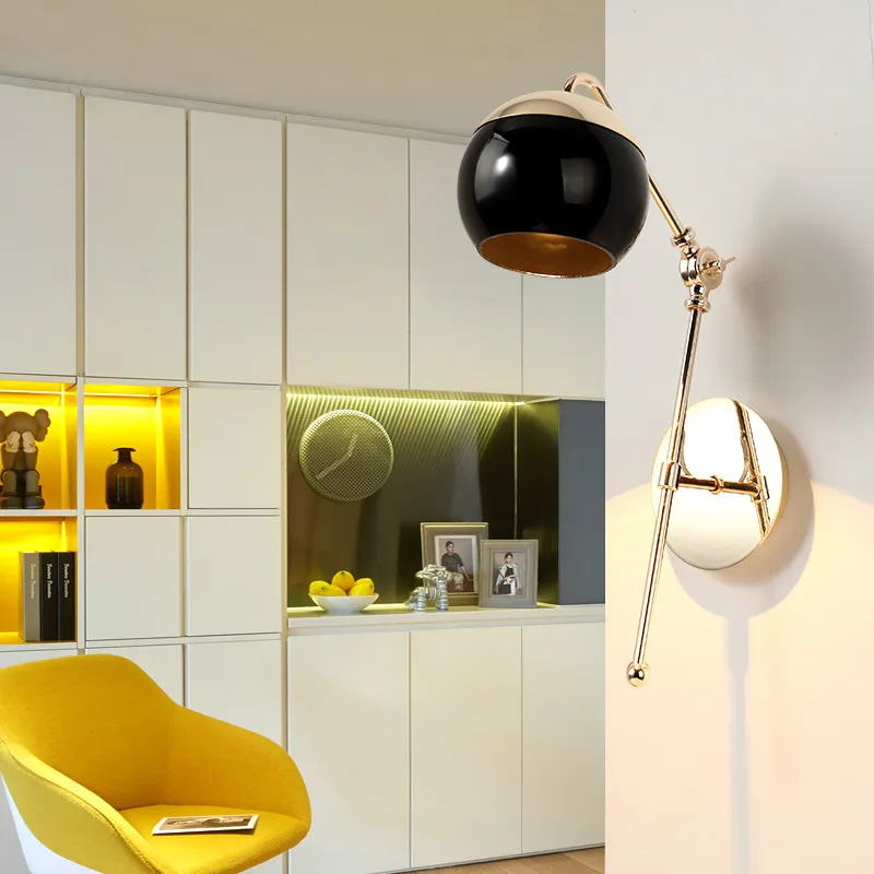 EuSolis аппликация murale светильник модератор Draaibare Led Wandlamp lampada светодиодные