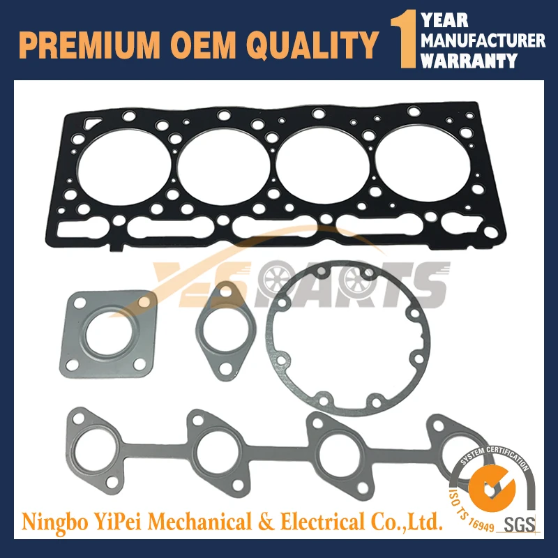 Для Kubota V1505 E полный комплект прокладок двигателя для трактора 16285 99352 16394