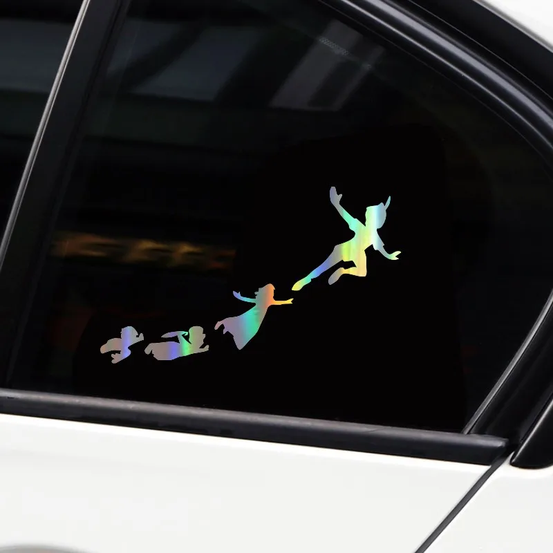 Anycuros Peter Pan &amp Gang Flying Fashion Car-Styling Stickers Decals 17.1cm*10cm | Автомобили и мотоциклы