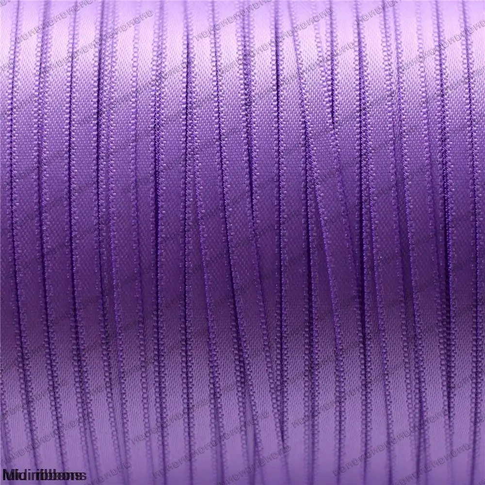 Атласная двухсторонняя Цветовая лента s 3 мм 196 цветов недорогая атласная сделай