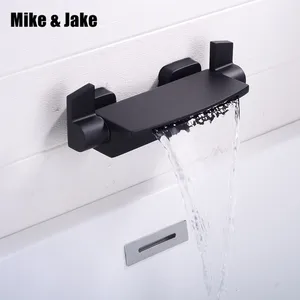 смеситель для ванны латунный Купер водопад ванна вертлюг меланжа чёрная ванна мешалка холодная стенка ванна вертлюг водопад ванна мешалка