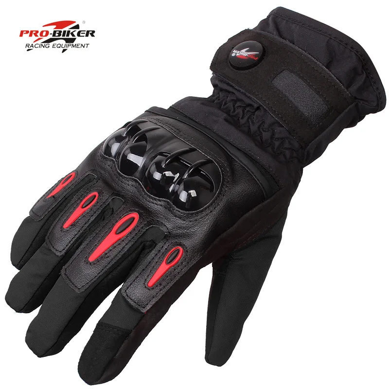 Ретро перфорированные мотоциклетные перчатки из натуральной кожи