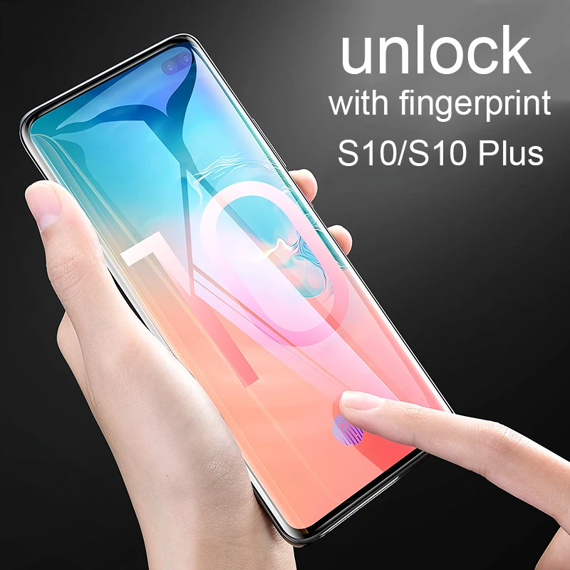 9H 3D полное покрытие 0 2 мм закаленное стекло для Samsung Galaxy Note 10 20 S10e S10 S20 S21 Plus ультра