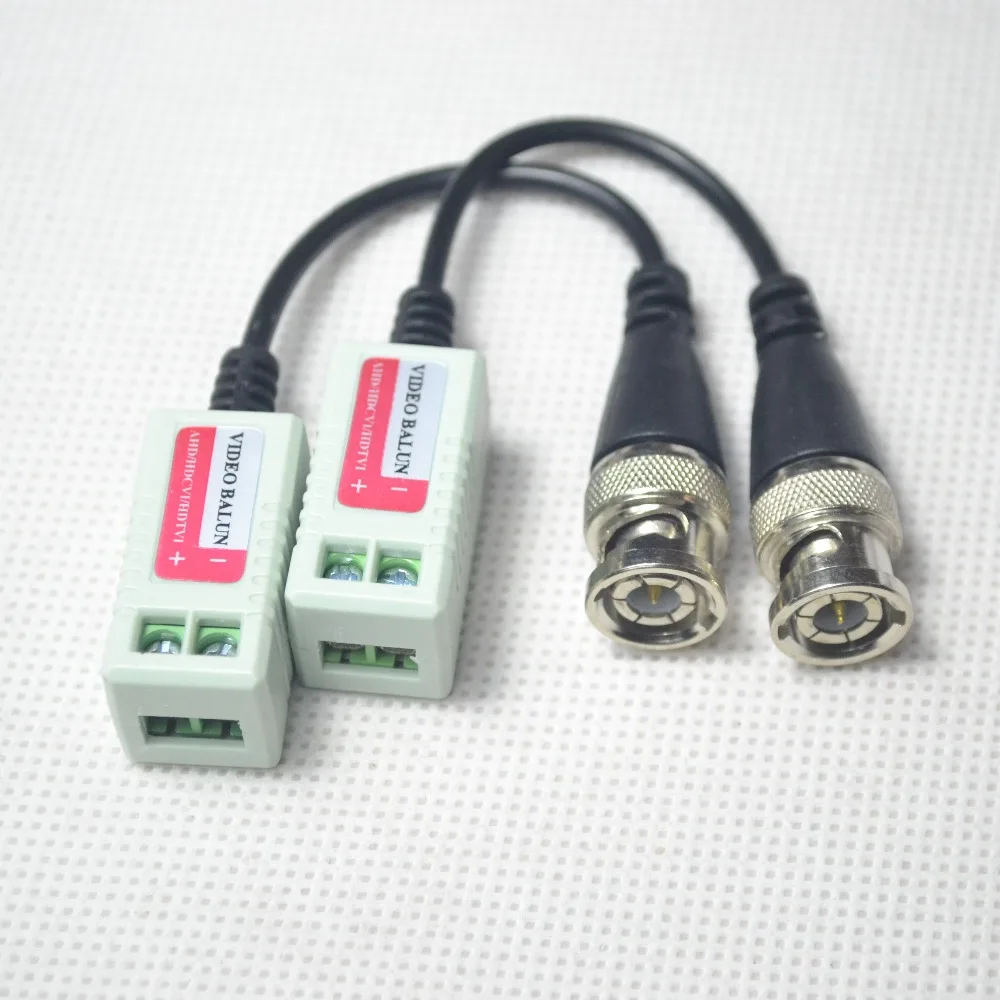 10 пар HD CVI/AHD/TVI Video Balun Twisted BNC CCTV пассивные трансиверы UTP Cat5 для камеры