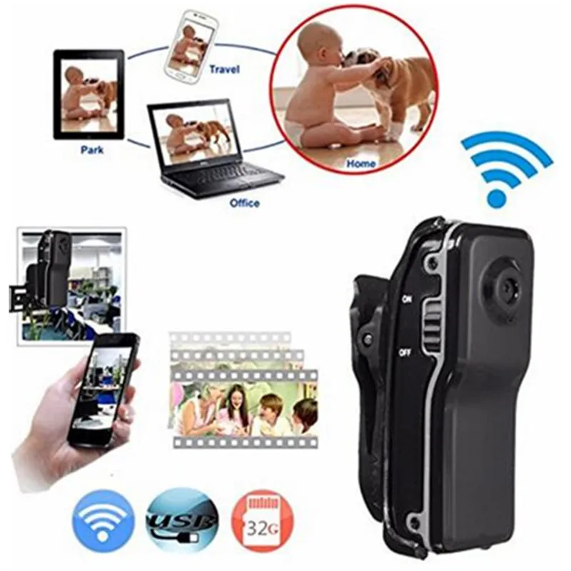 Беспроводная мини-камера Sansnail MD81S Wi-Fi IP P2P | Электроника