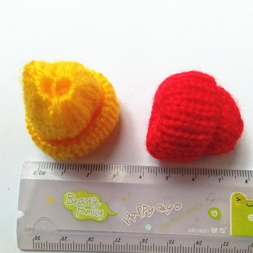 12pcs/lot Cute Small Knitting Hat Connectors For Toy DIY Earrings Brooch Hairwear HandCraft Decor Jewelry Accessories Material | Украшения