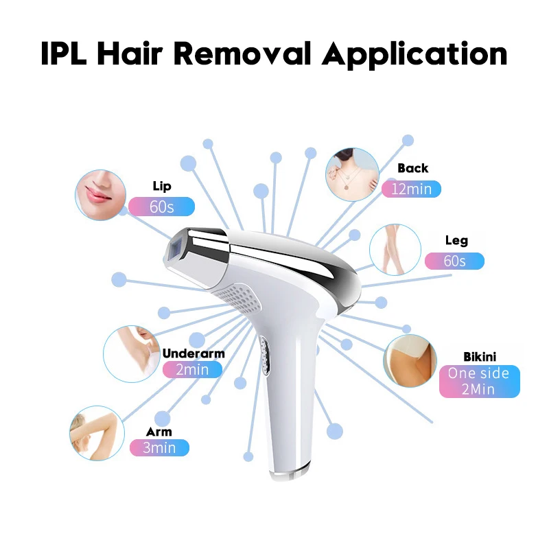 500000 импульсов лазерный эпилятор удаление волос Фотон лазер для ухода за кожей