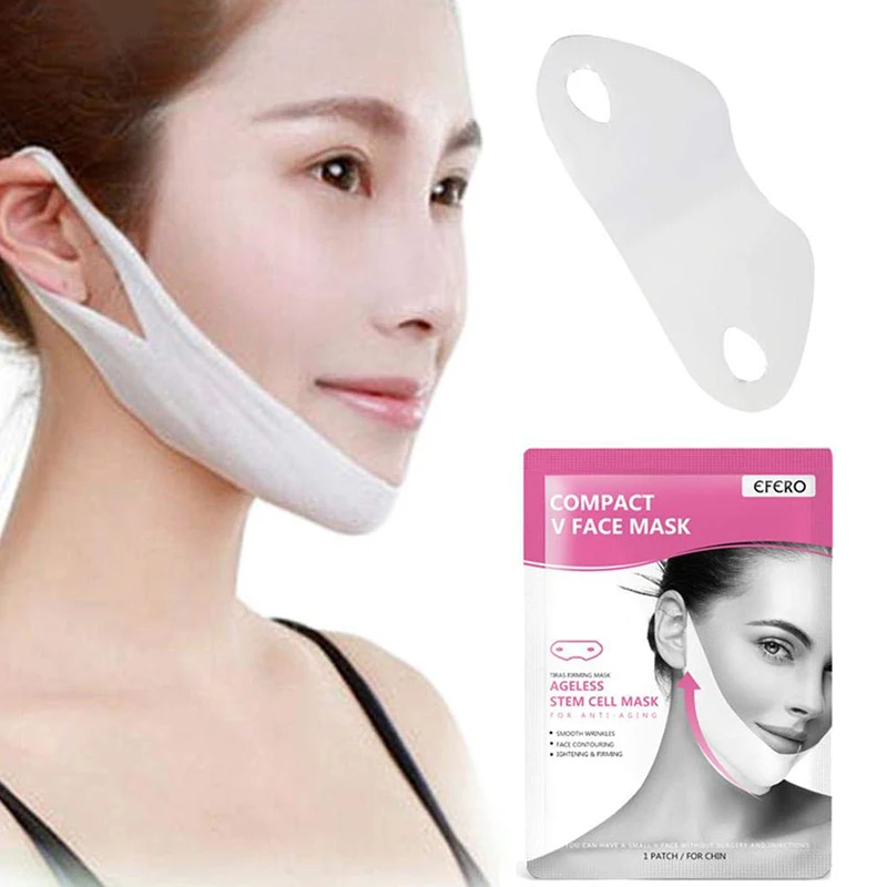 7 Styles Choose Lifting Over Ear Facial Mask Prevent Falling Off Face Slim Chin Lift Bandage Double Layer V Shaper TSLM1 | Красота и