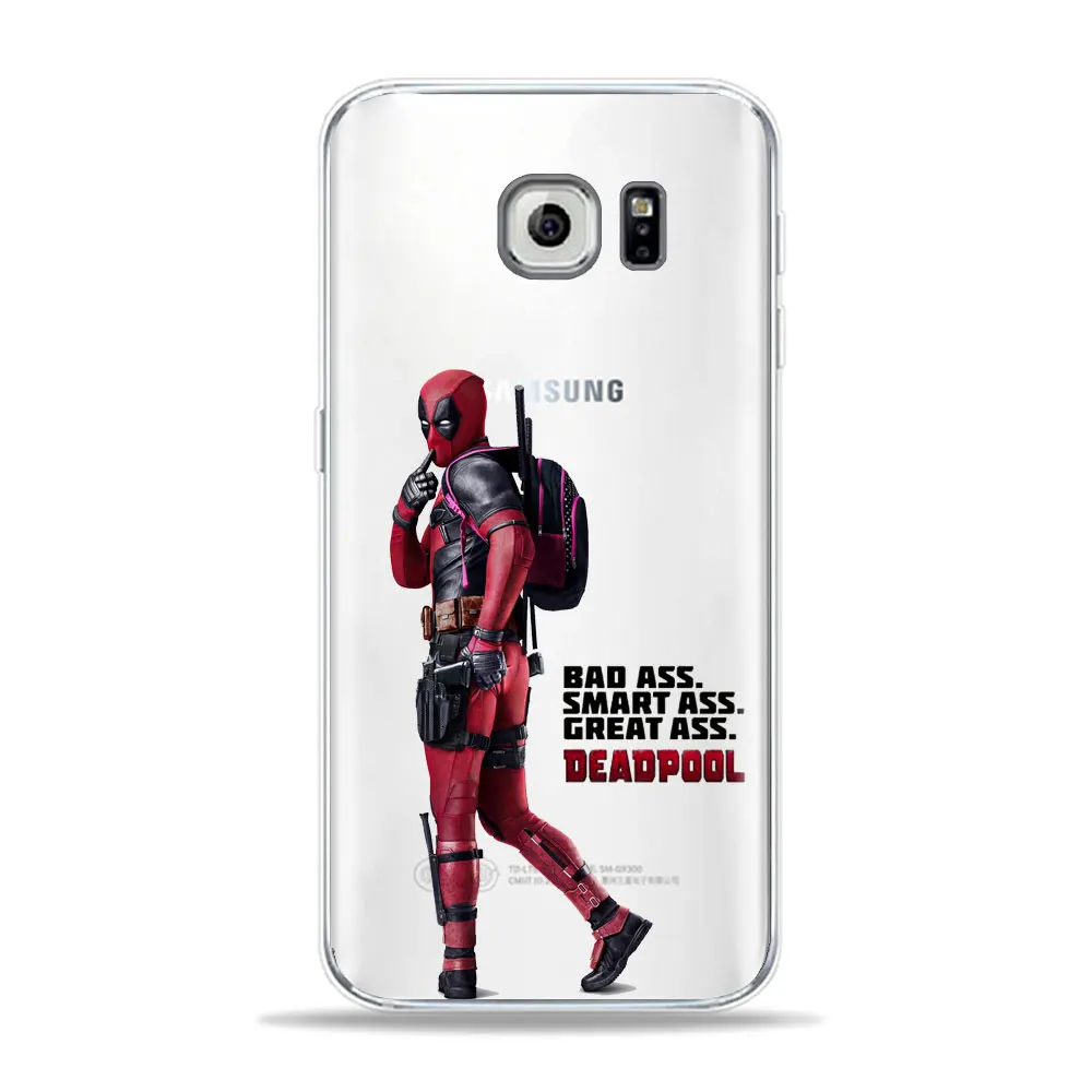 TPU D1702 Забавный чехол для телефона Marvel Бэтмен Чиби Дэдпул для samsung S10 S8 S9 Plus S7 Edge A9 A6 A7 A5 TPU чехол для samsung A50 чехол - Цвет: TPU D1702