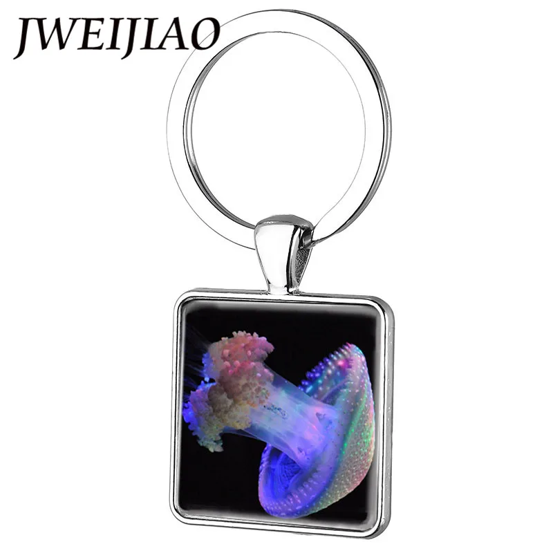 

JWEIJIAO, аквариумная жемчужная Медуза, искусство, искусственный морской организм, искусственные медузы, брелок для ключей, аквариумная фотогр...