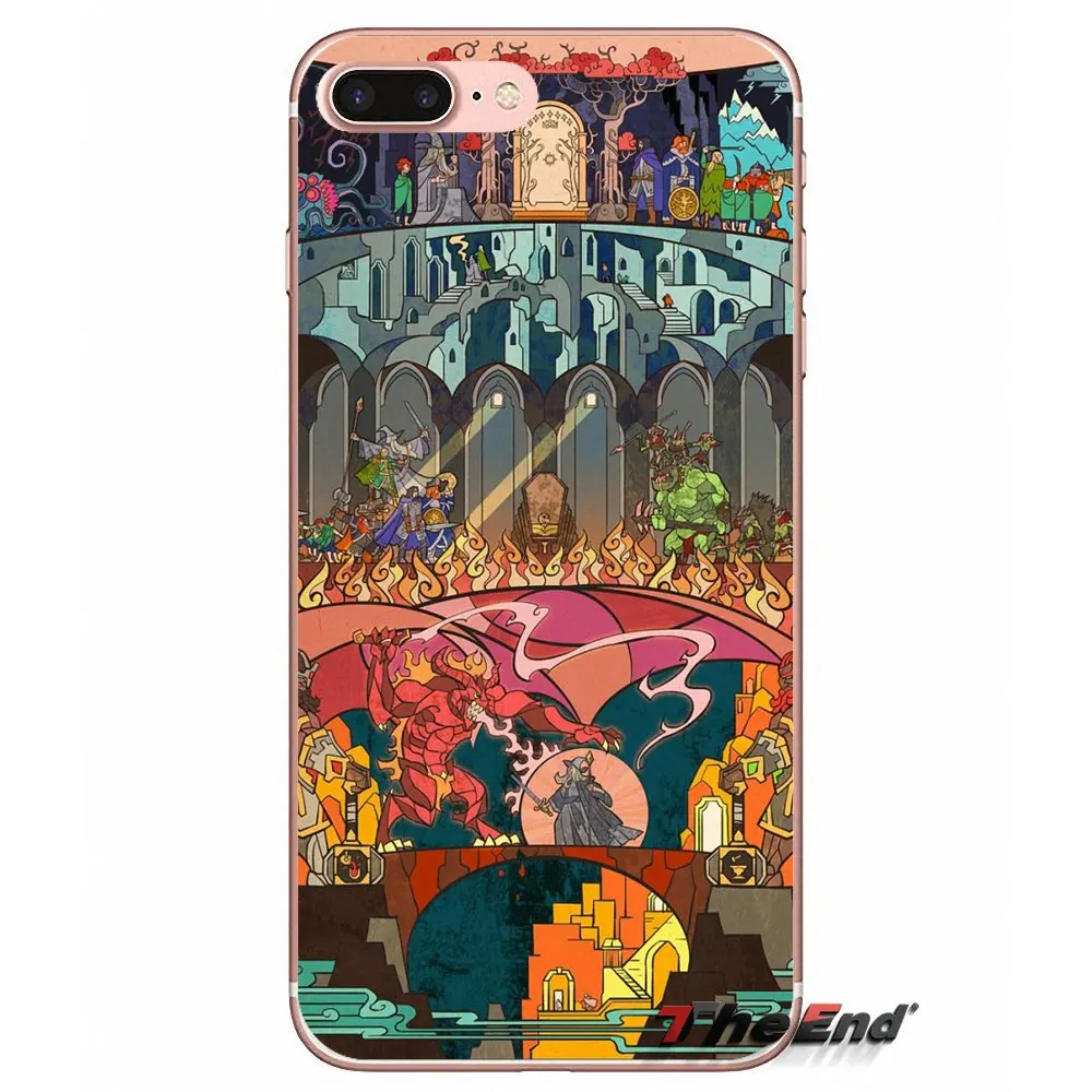 Чехол для Samsung Galaxy Note 3 4 5 Grand Core Prime S3 S4 S5 MINI S6 S7 edge S8 S9 Plus hobbit и Властелин