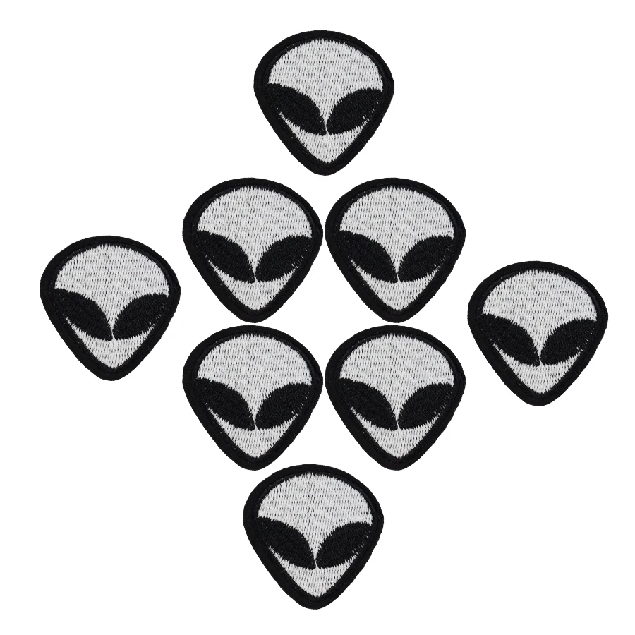 10 шт. чужеродные нашивки панк значки на одежду железная вышитая нашивка