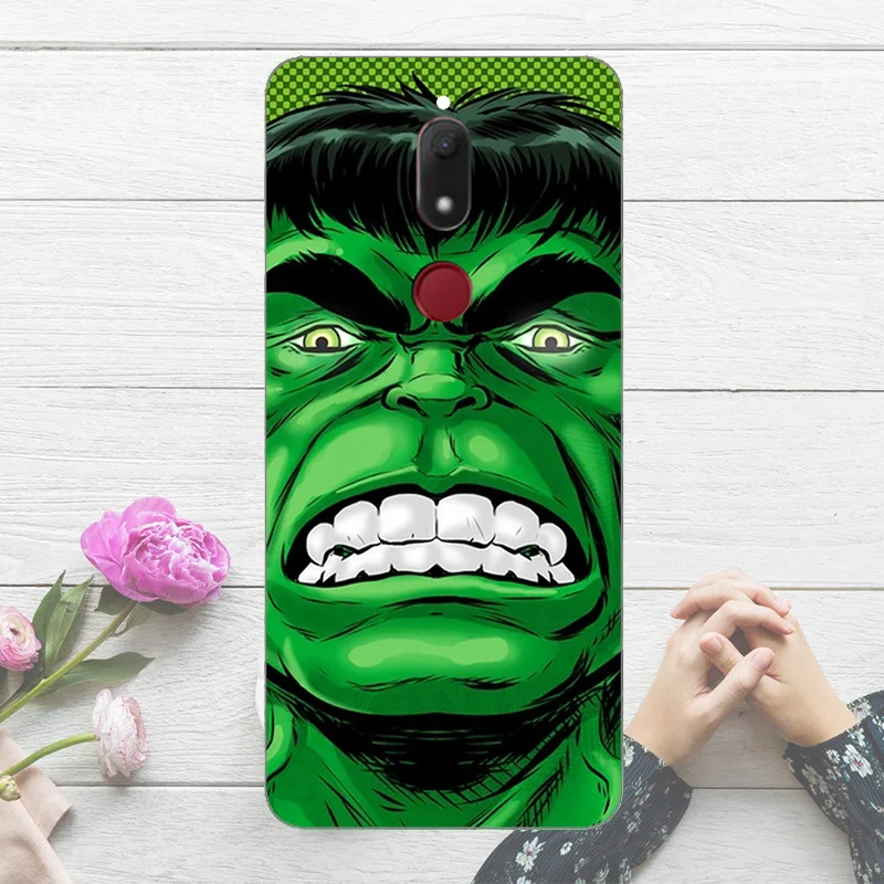 Силиконовый чехол для Coque Wiko View Prime мягкий силиконовый с рисунком