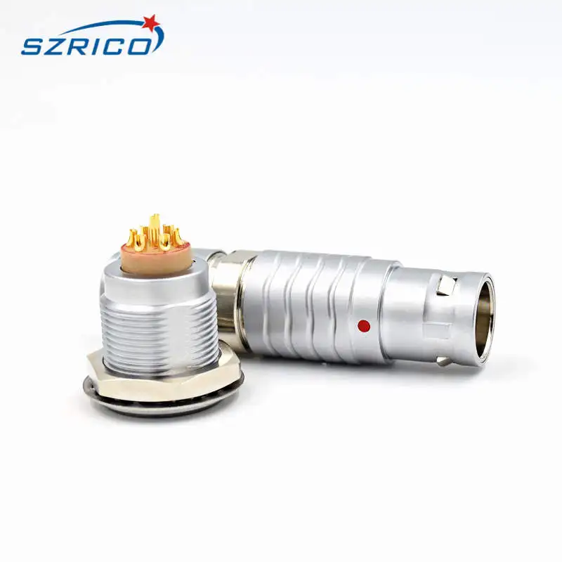 

2B FGG EGG.2B.307 7 Pin Military Electronic Push Pull Fast Solder Contact Circular Connector