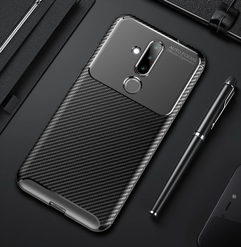 Роскошный защитный чехол из углеродного волокна для Nokia X71 X 71 TA-1172 NokiaX71 6 39 дюйма |