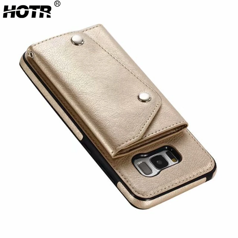 Кожаный чехол HOTR S9 Plus для Samsung s7 S7 Edge s8 S8 s9 Note 8 из искусственной кожи с откидной