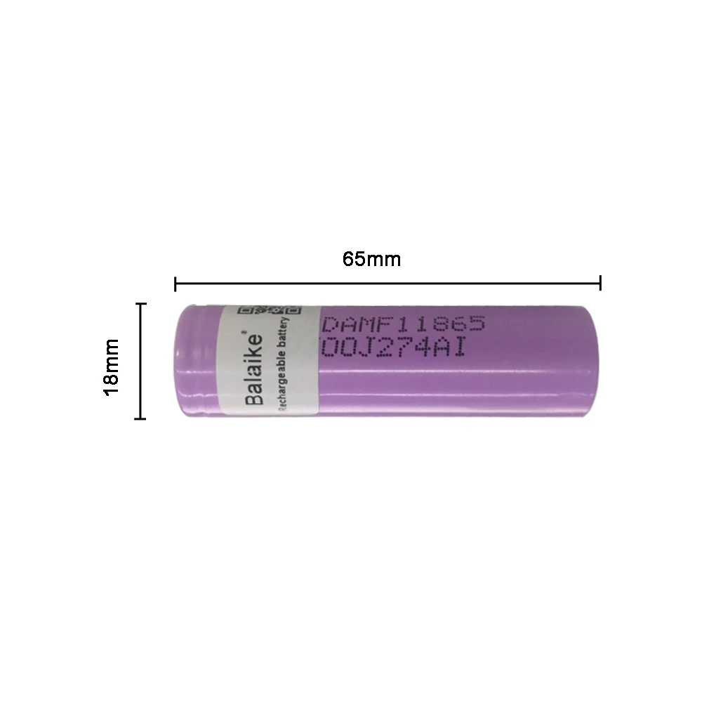 Balaike 1/2/4/6/8/10 шт Высокая емкость 3 7 V аккумуляторная MF1 10A 18650 li lon 2200 mAh 22ET Аккумулятор