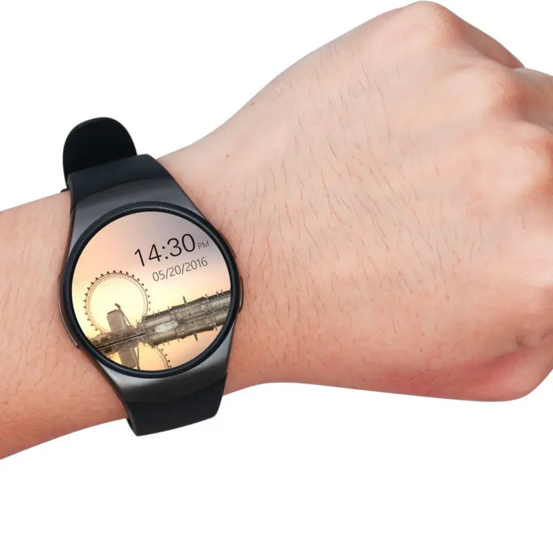 Горячая Смарт часы телефон KW18 Bluetooth 4,0 smartwatch С монитор сердечного ритма сна монитор bluetooth часы для iOS и android