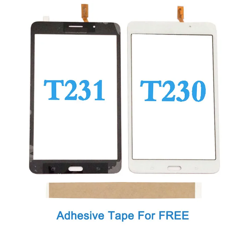 7.0 Inch For Samsung Galaxy Tab 4 T230 T231 Touch Screen Glass Lens Digitizer Front Sensor Black White With Tape | Мобильные