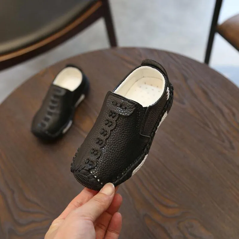 CMSOLO/детская обувь мягкая для мальчиков Новые повседневные Мокасины девочек