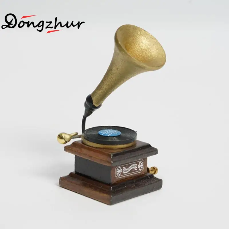 Миниатюрный Кукольный домик Dongzhur 1:12 мини аксессуары ультракомпактный Ретро