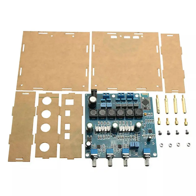 Tpa3116 2 1 50Wx2 + 100 Вт Bluetooth Csr4.0 усилитель мощности класса D с акриловым