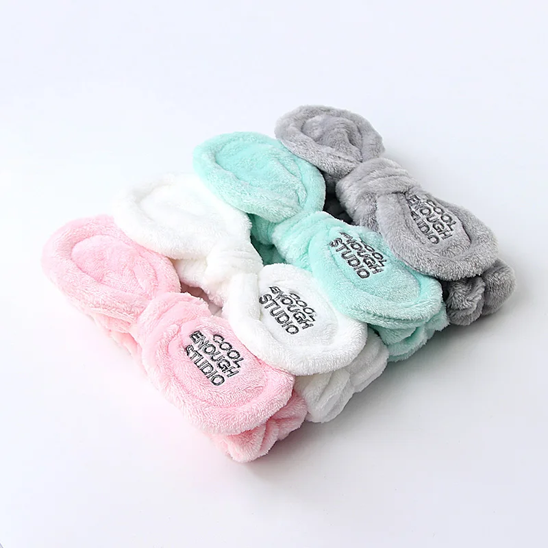 New Fashion Women Cute Big Ears Comfortable Wash Face Bathe Hair Holder Elastic Headband Girls Hairbands Accessories| |
