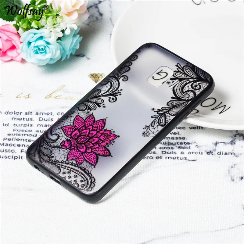 Sexy Flower Case sFor Samsung Galaxy J2 Core Retro Lace Pattern Phone For Plastic Shell |