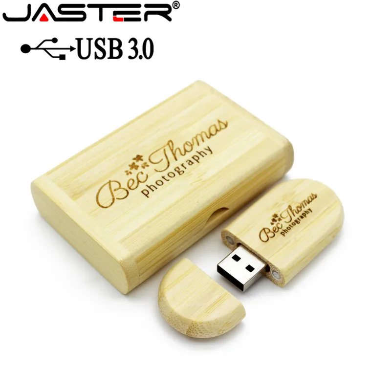 JASTER usb 3,0 Логотип Деревянный+ коробка персональный логотип печать Ручка-накопитель 8 ГБ 16 ГБ 32 ГБ 64 Гб usb флеш-накопитель Флешка U диск карта памяти