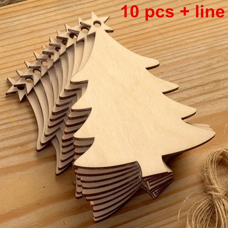10pcs Рождественские украшения для дома, 10 м, 100 шт., светодиодный Медный Серебряный провод, свадебные праздничные вечерние украшения, год, B - Цвет: 10pcs