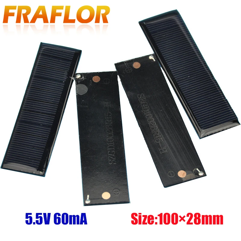 10 шт./лот оптовая продажа небольшой поликристаллические солнечные модули для