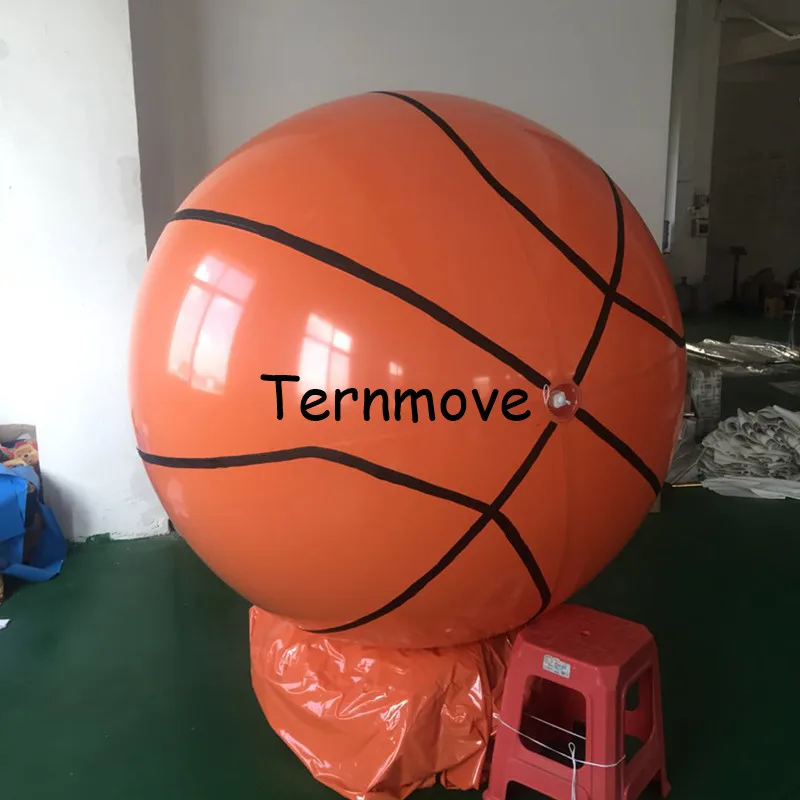 comprar Basquete Inflável Modelo De Publicidade Com O Logotipo Do Futebol Do Futebol Esportes De Rugby De Beisebol Gigantes Anunciando O Balão à Terra