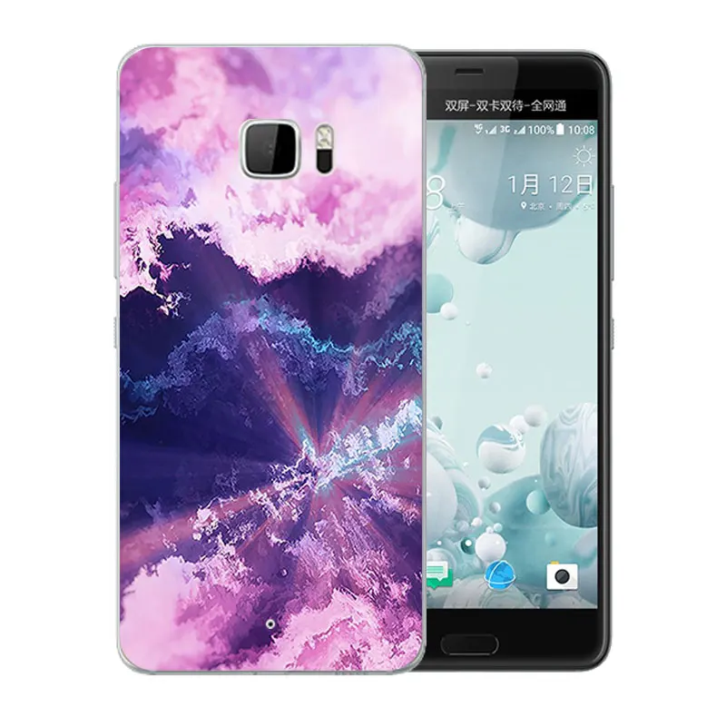 5 7 дюйма для HTC U ультра чехол телефона Высокое качество крюк шаблон роскошный